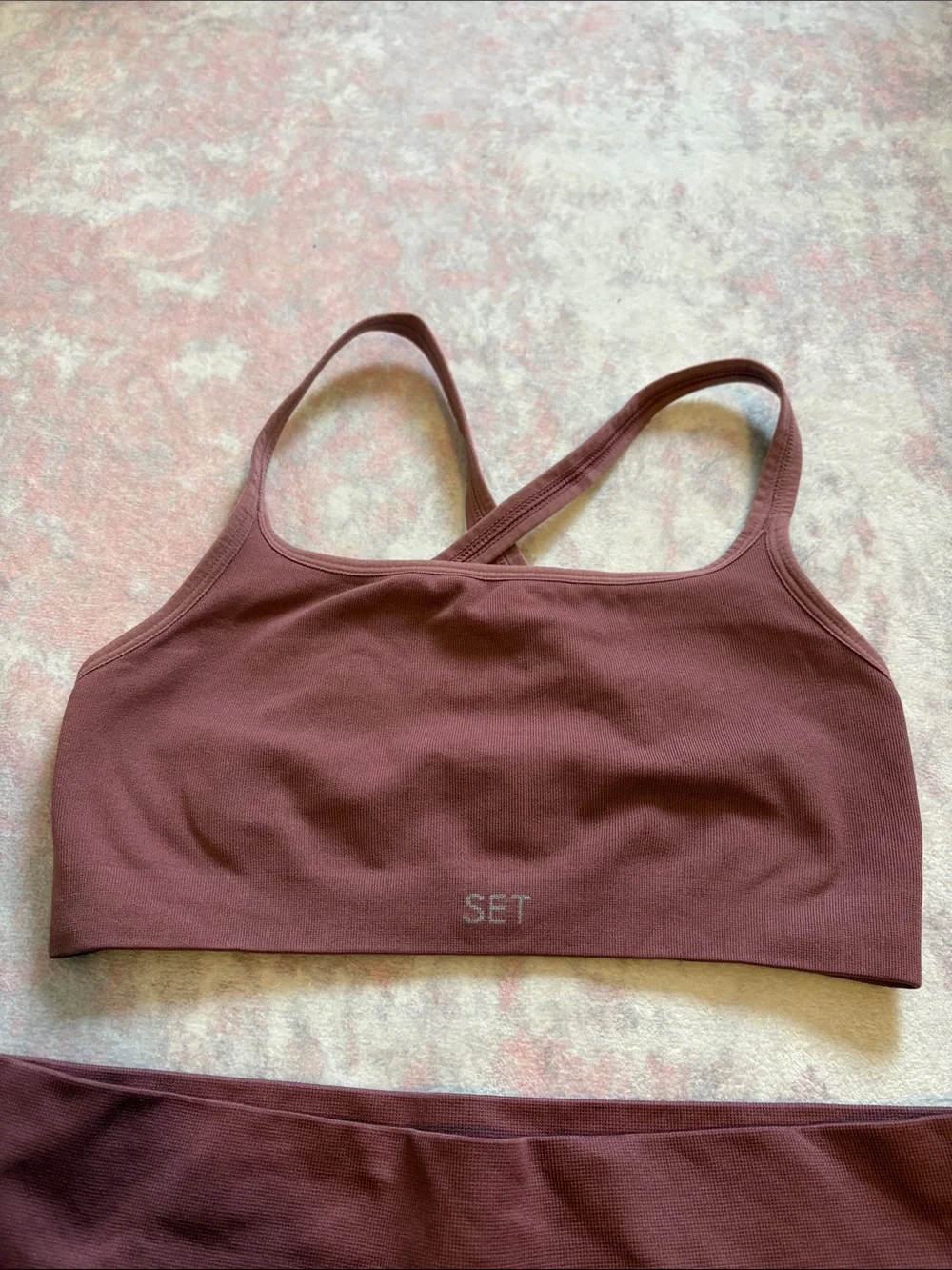 SET Active Seamless High-Waist Bike Shorts and Sports Bra